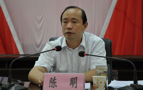 副市长陈明作重要讲话